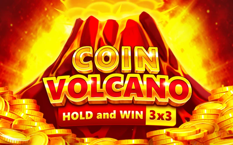 The exciting Coin Volcano slot is available at 1win.