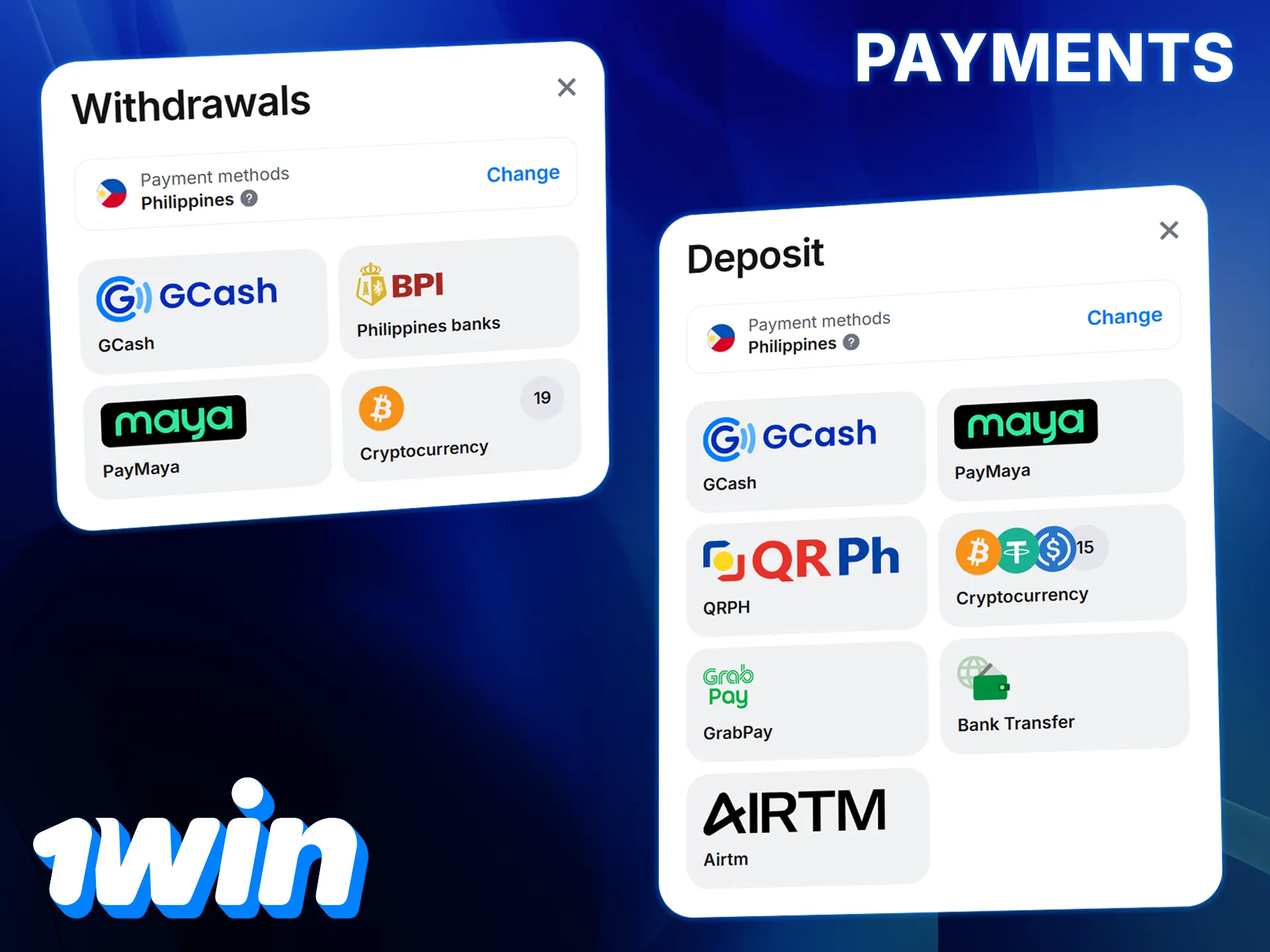 Quickly top up your 1win account and withdraw your winnings from JetX in a convenient way.