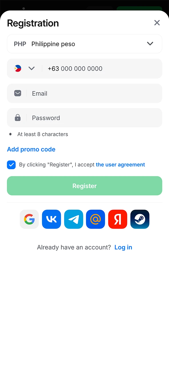Create your 1win account to start playing Lucky Jet.