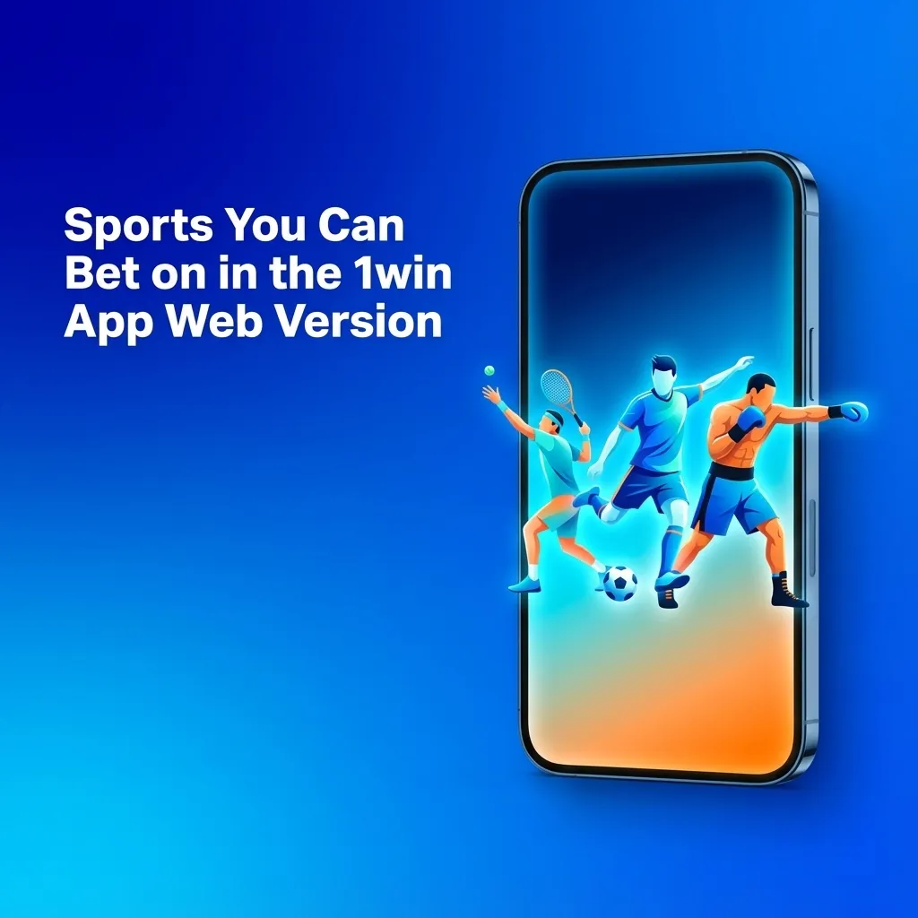 1win app web version screen showing betting options for basketball, football, tennis, esports, and more sports